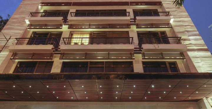 Udman Hotel Panchshila Park Új-Delhi Kültér fotó